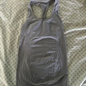 Gray Lululemon Women's Racerback Tank Top